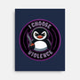 Violent Penguin-None-Stretched-Canvas-fanfreak1