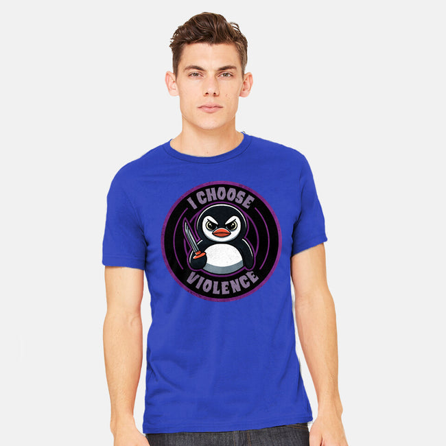 Violent Penguin-Mens-Heavyweight-Tee-fanfreak1