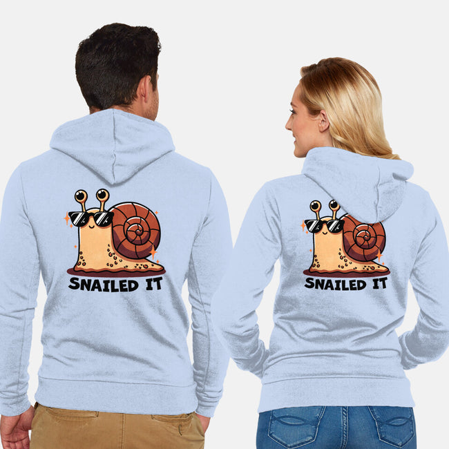 Snailed It-Unisex-Zip-Up-Sweatshirt-fanfreak1