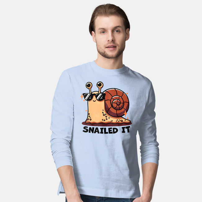 Snailed It-Mens-Long Sleeved-Tee-fanfreak1