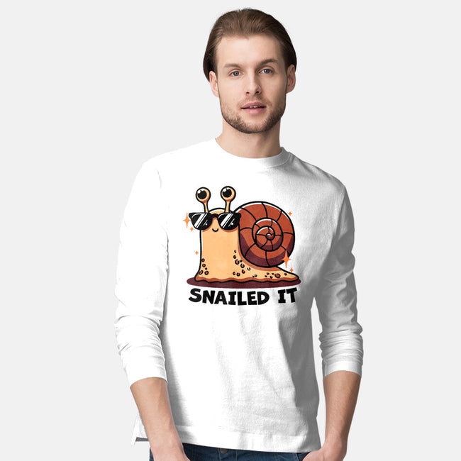 Snailed It-Mens-Long Sleeved-Tee-fanfreak1