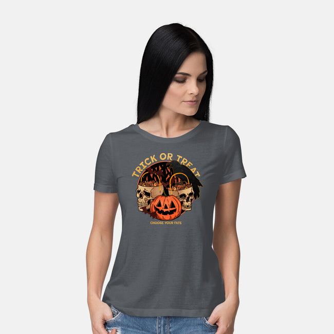 Choose Your Fate-Womens-Basic-Tee-fanfreak1