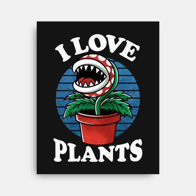 I Love Plants-None-Stretched-Canvas-fanfreak1