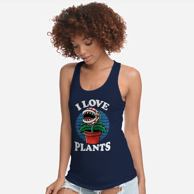 I Love Plants-Womens-Racerback-Tank-fanfreak1