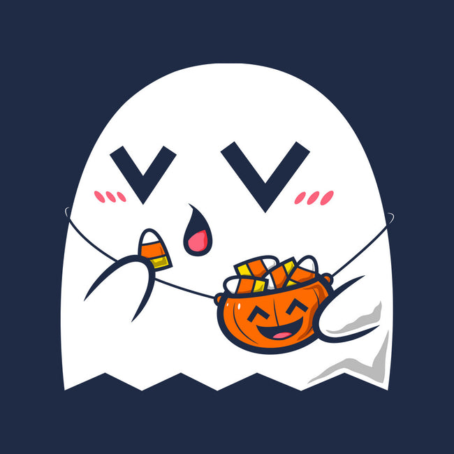 Kawaii Ghost-Womens-Fitted-Tee-krisren28