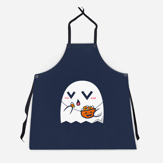 Kawaii Ghost-Unisex-Kitchen-Apron-krisren28