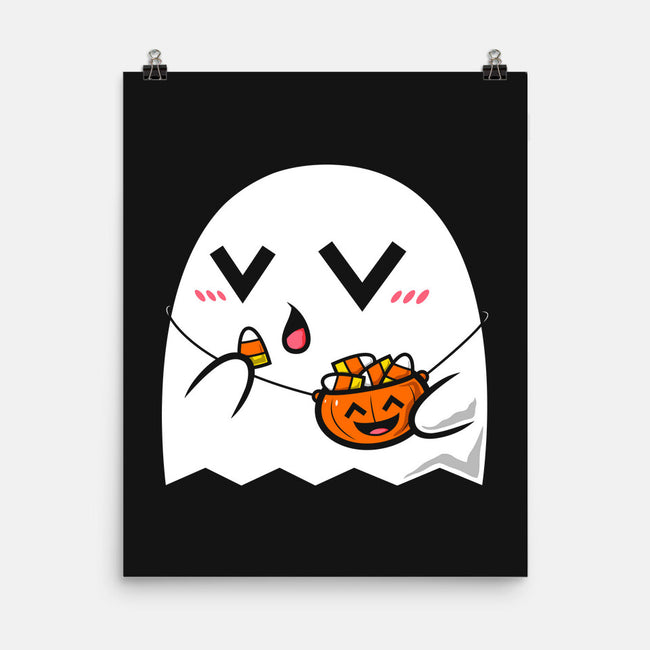 Kawaii Ghost-None-Matte-Poster-krisren28