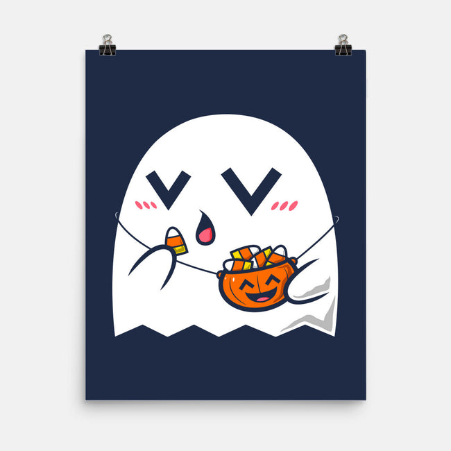 Kawaii Ghost-None-Matte-Poster-krisren28