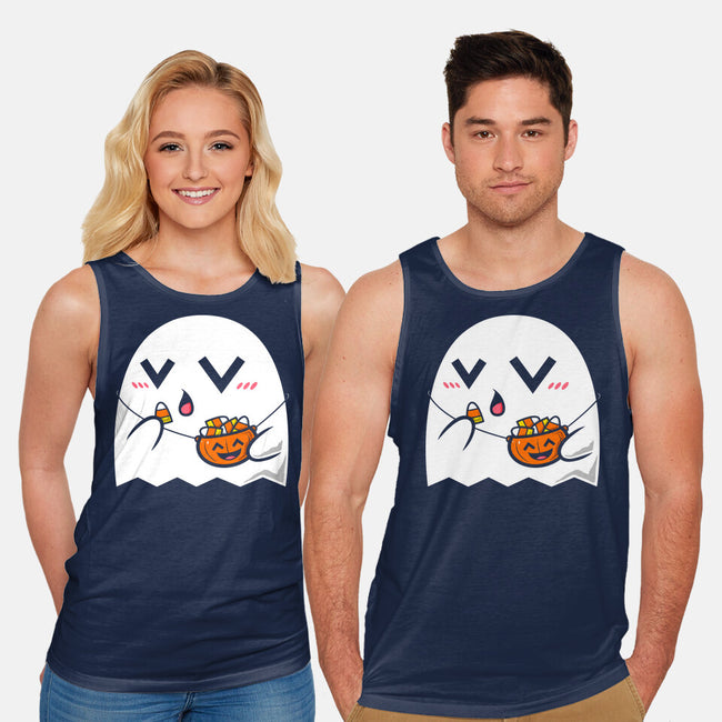 Kawaii Ghost-Unisex-Basic-Tank-krisren28