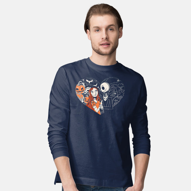 Jack And Sally-Mens-Long Sleeved-Tee-yumie