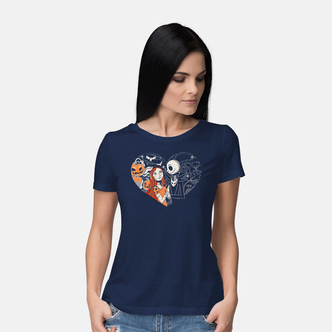 Jack And Sally-Womens-Basic-Tee-yumie