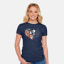 Jack And Sally-Womens-Fitted-Tee-yumie