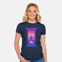 Magic Door-Womens-Fitted-Tee-sebasebi