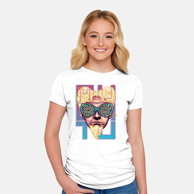 Fashion Icon-Womens-Fitted-Tee-glitchygorilla