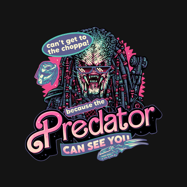 Predator Can See You-None-Polyester-Shower Curtain-glitchygorilla