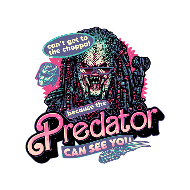 Predator Can See You-Baby-Basic-Onesie-glitchygorilla