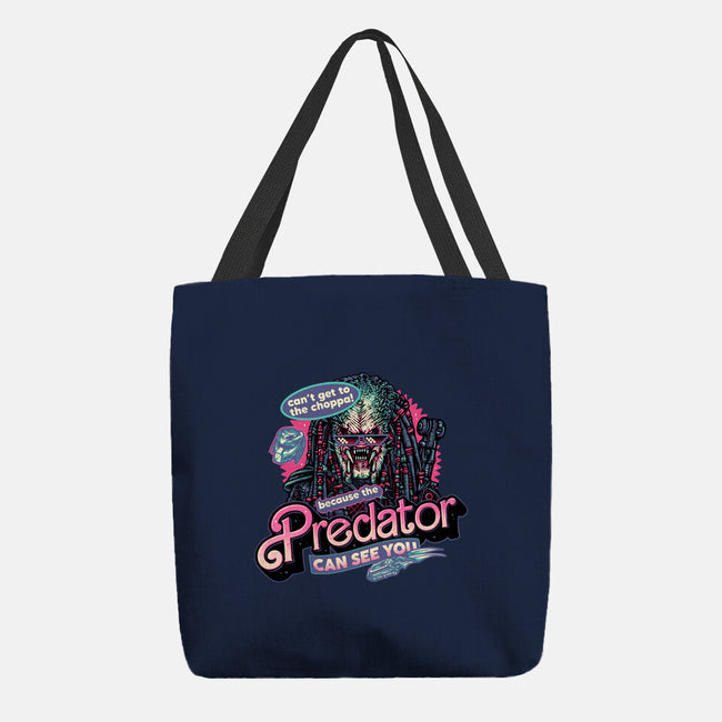 Predator Can See You-None-Basic Tote-Bag-glitchygorilla