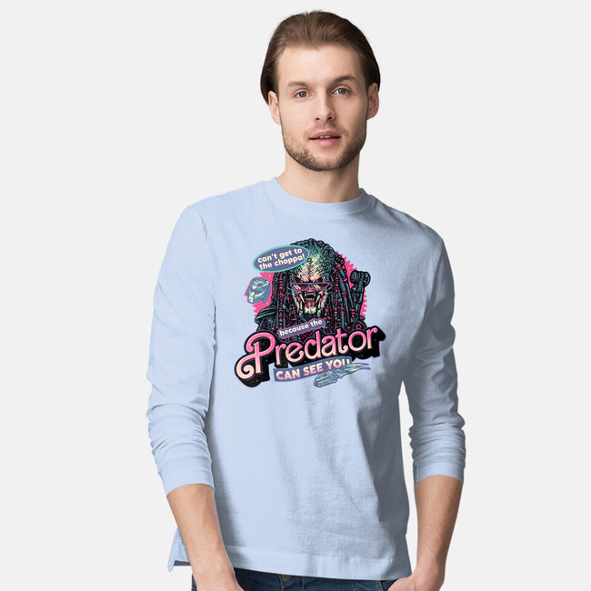 Predator Can See You-Mens-Long Sleeved-Tee-glitchygorilla