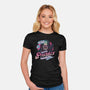 Predator Can See You-Womens-Fitted-Tee-glitchygorilla