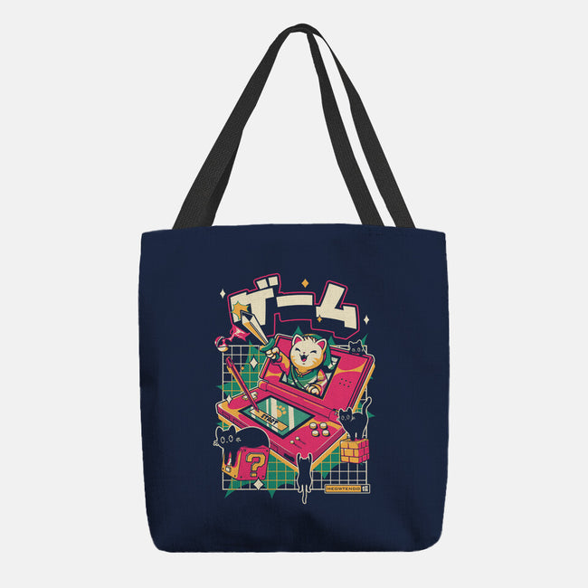 Meowtendo DS-None-Basic Tote-Bag-Yuri Santos Art