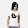 Moon Color Kittens-Womens-Basic-Tee-Vallina84