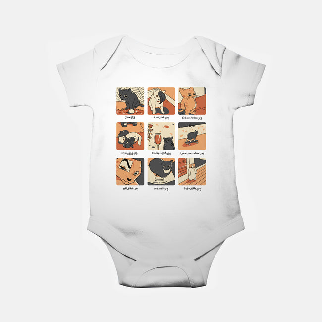 Cat Meme-Baby-Basic-Onesie-yumie