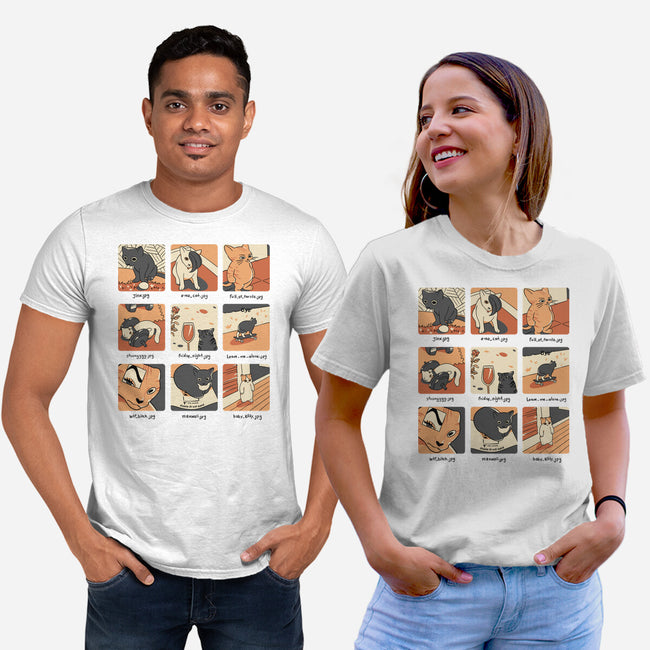 Cat Meme-Unisex-Basic-Tee-yumie