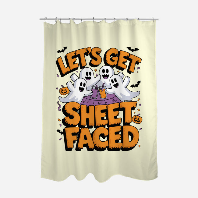 Let's Get Sheet Faced-None-Polyester-Shower Curtain-Kordiush