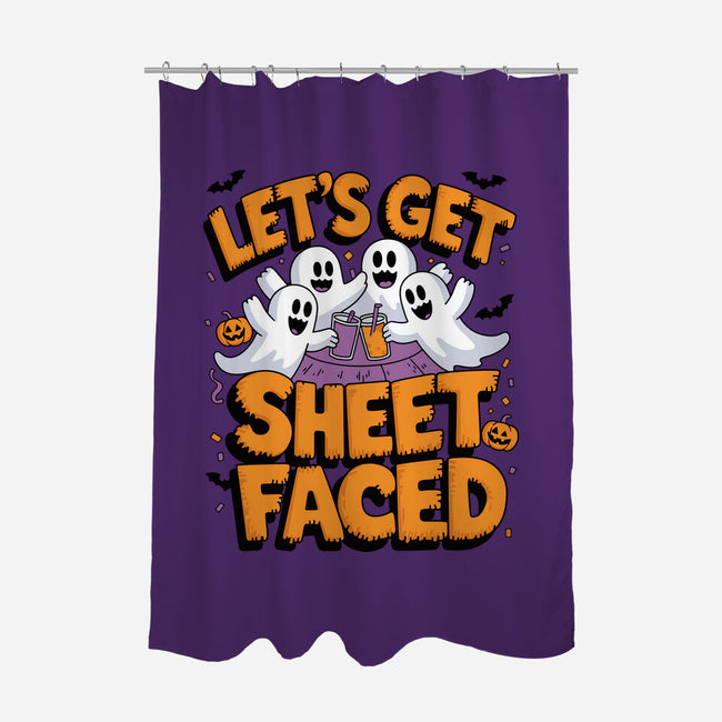 Let's Get Sheet Faced-None-Polyester-Shower Curtain-Kordiush