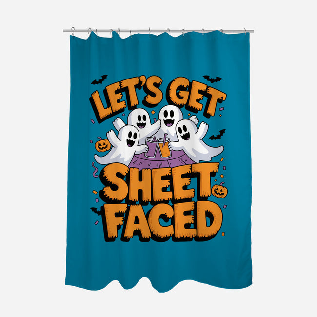 Let's Get Sheet Faced-None-Polyester-Shower Curtain-Kordiush