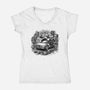 The Time Machine Returns-Womens-V-Neck-Tee-Joel