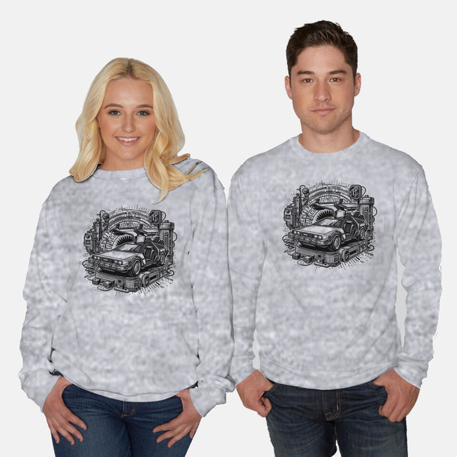 The Time Machine Returns-Unisex-Crew Neck-Sweatshirt-Joel