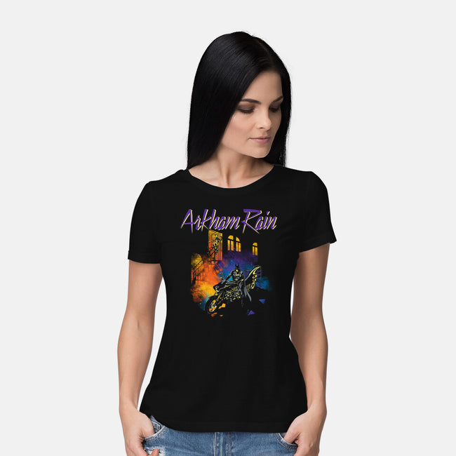 Arkham Rain-Womens-Basic-Tee-dalethesk8er