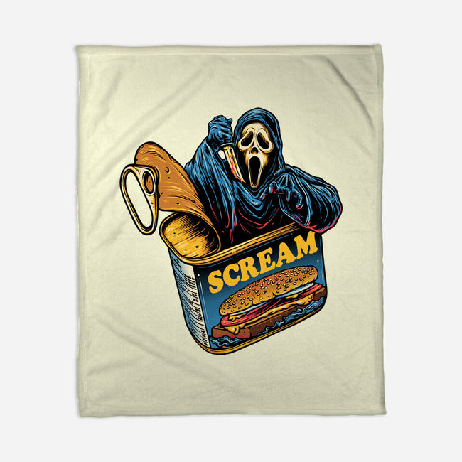 Canned Ghost-None-Fleece-Blanket-glitchygorilla