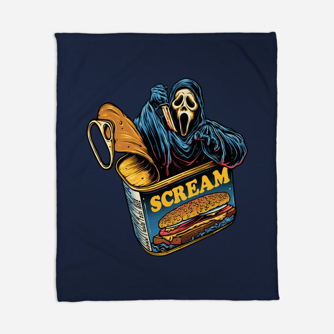 Canned Ghost-None-Fleece-Blanket-glitchygorilla