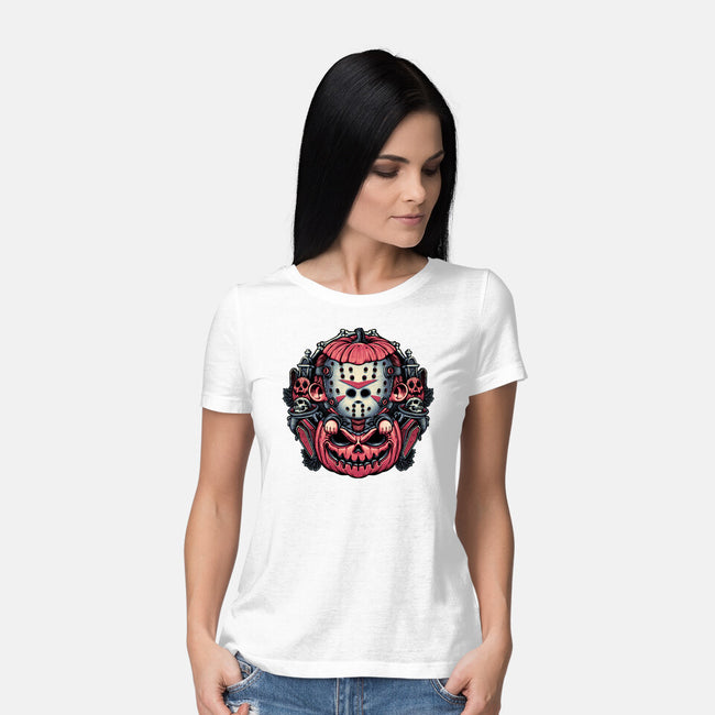 Cute Little Camper-Womens-Basic-Tee-glitchygorilla