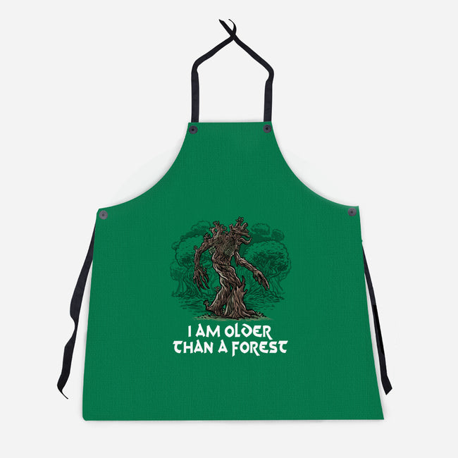 Older Than A Forest-Unisex-Kitchen-Apron-zascanauta