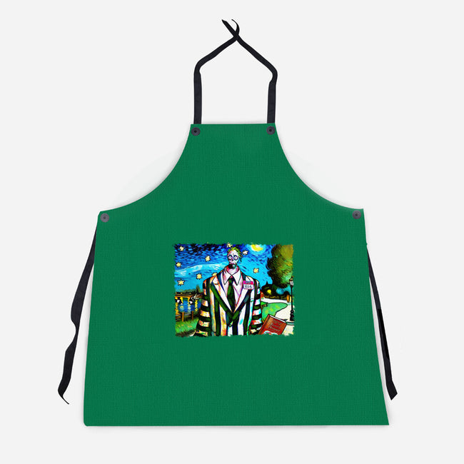 Bob Van Gogh-Unisex-Kitchen-Apron-Millersshoryotombo