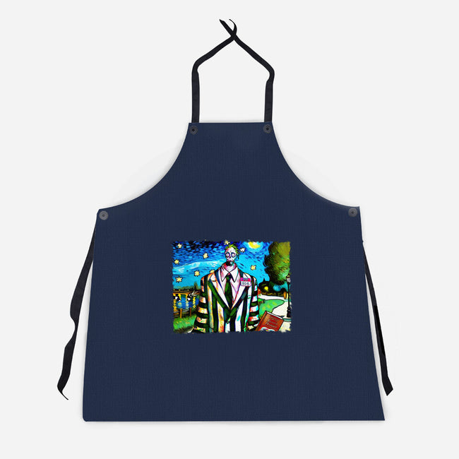 Bob Van Gogh-Unisex-Kitchen-Apron-Millersshoryotombo