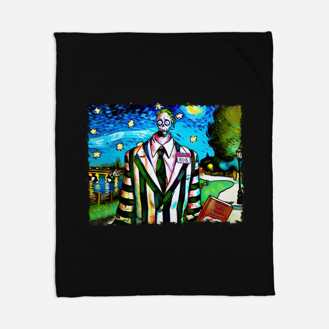 Bob Van Gogh-None-Fleece-Blanket-Millersshoryotombo