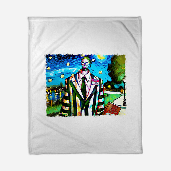 Bob Van Gogh-None-Fleece-Blanket-Millersshoryotombo