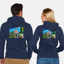 Bob Van Gogh-Unisex-Zip-Up-Sweatshirt-Millersshoryotombo