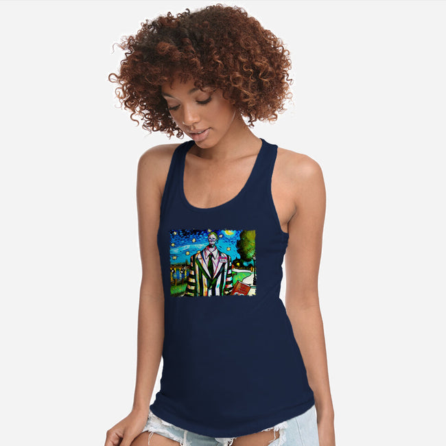 Bob Van Gogh-Womens-Racerback-Tank-Millersshoryotombo