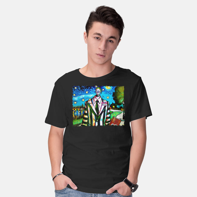 Bob Van Gogh-Mens-Basic-Tee-Millersshoryotombo