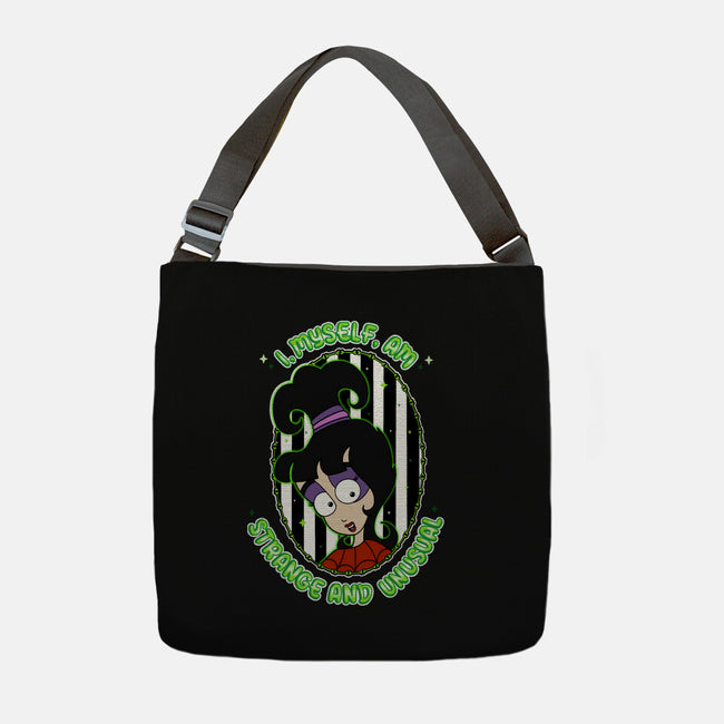 I Myself Am Strange And Unusual-None-Adjustable Tote-Bag-Alexhefe