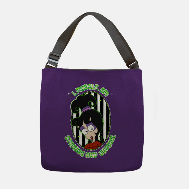 I Myself Am Strange And Unusual-None-Adjustable Tote-Bag-Alexhefe