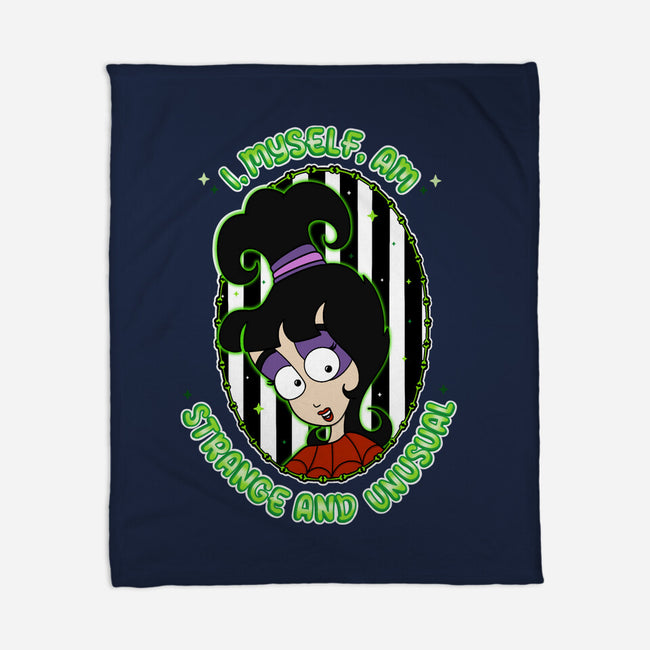 I Myself Am Strange And Unusual-None-Fleece-Blanket-Alexhefe