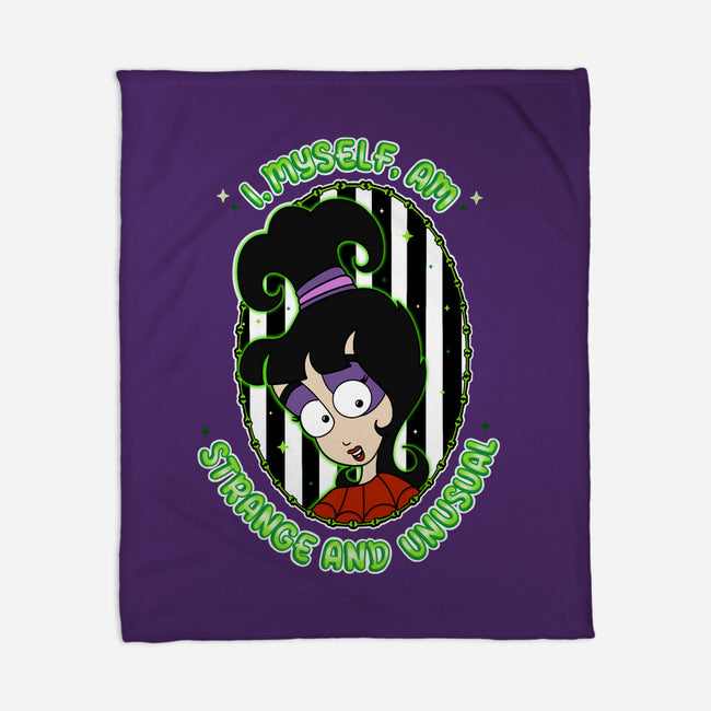 I Myself Am Strange And Unusual-None-Fleece-Blanket-Alexhefe