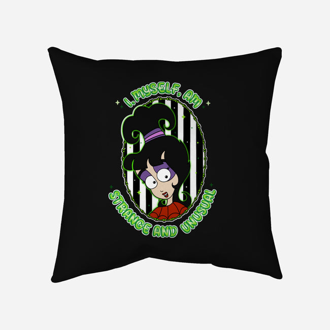 I Myself Am Strange And Unusual-None-Removable Cover w Insert-Throw Pillow-Alexhefe