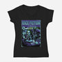 Juice Fiction-Womens-V-Neck-Tee-daobiwan